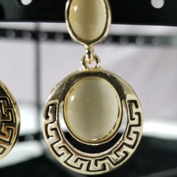 Aztec opal earrings - Picture 2 of 3